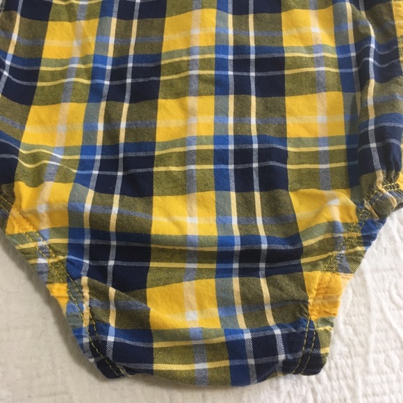 12m (4/$20) Carter’s Flannel Button-Down Bodysuit - Picture 7 of 9